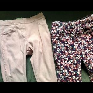 2 Todller Girl Legging Jeans.